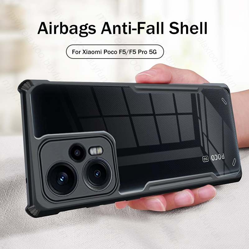 Acrilico Funda Para Xiaomi Poco F5 Pro X5 Carcasa De Silicona A