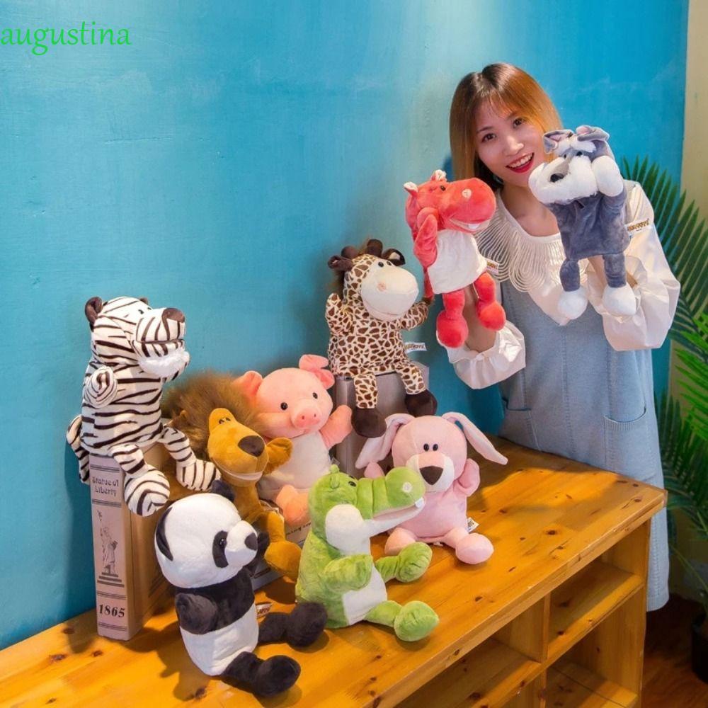 NUOBESTY Jogos De Bonecas Brinquedos De Animais Fantoches De Animais DIY  Fantoches De Mão Saco De Papel Fantoches Saco De Papel Contação De  Histórias