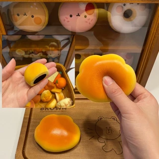 Simulação Fofa Mini Pão De Brinquedo De Descompressão Super Macio Pelúcia Kawaii Squishy Lento Rebound Fake Food Photography Props
