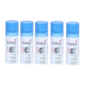 Kit 5 Kuraderm Prata König 100ml Cicatrizante Fisiológico