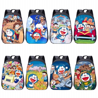 Novo 3D impresso saco de ombro Doraemon padrão mochila saco escolar para alunos do ensino primário e médio