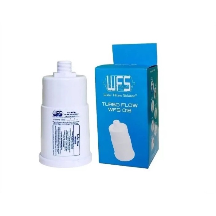 Refil Filtro para Purificador Água Turbo Flow WFS 019 Compatível PA200 Aqualar AP200 Aquaplus 200 e Fit 200