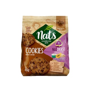 Biscoito Cães Nats Cookie Carne e Cereais NatDigest 65g