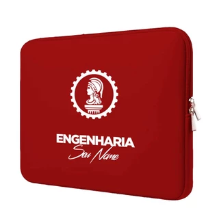 Capa Case Pasta Maleta Notebook Macbook Personalizada Neoprene 15.6/14.1/13.3/12.1/11.6/17.3/10.1 Engenharia 1