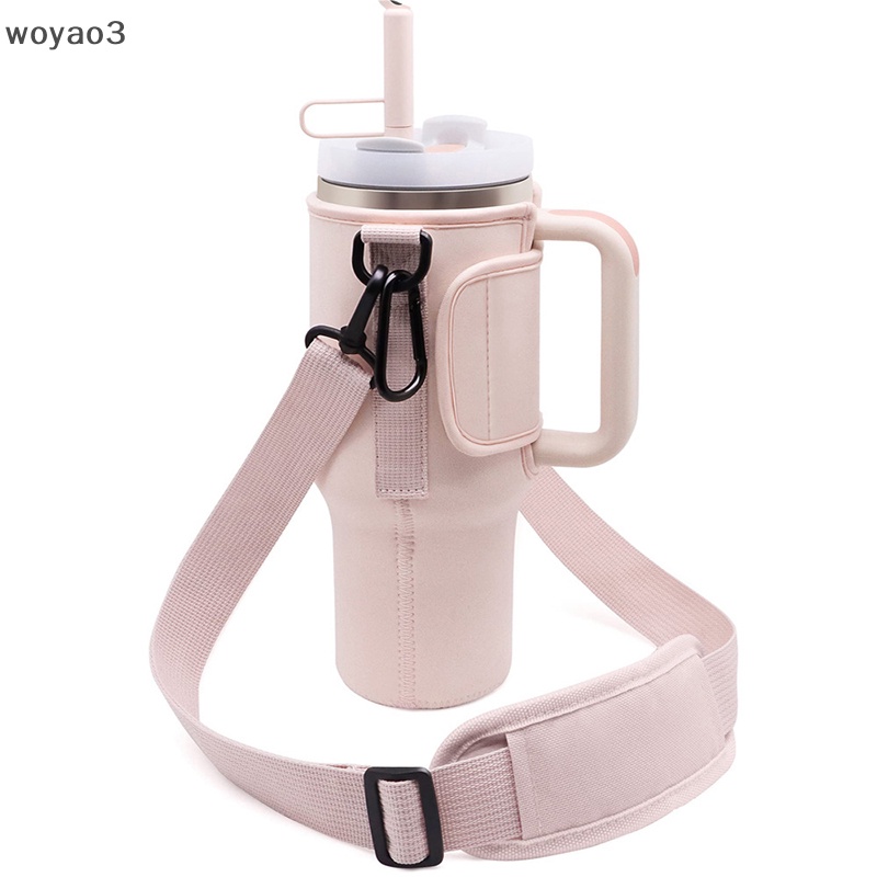 [woyao3] Bolsa Porta-Garrafa De Água Compatível Com Stanley 40oz Tumbler Cabo , Alça De Ombro Ajustável Boutique