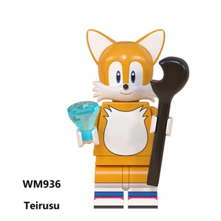 Anime Sonic Series Minifigures Sonic Metal Sonic Nakkrusu Teirusu