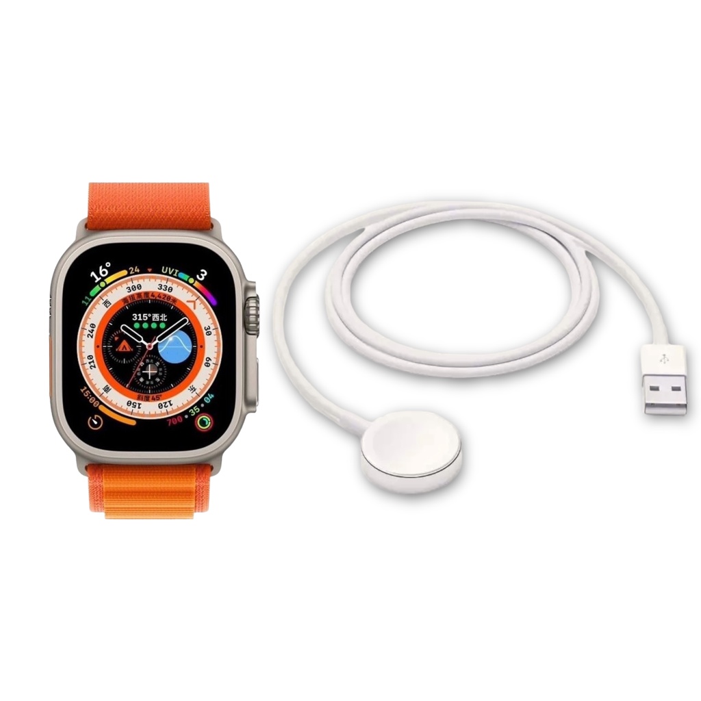 Cabo Carregador P/ Relogio Smartwatch Serie 8 Ultra W68 W27