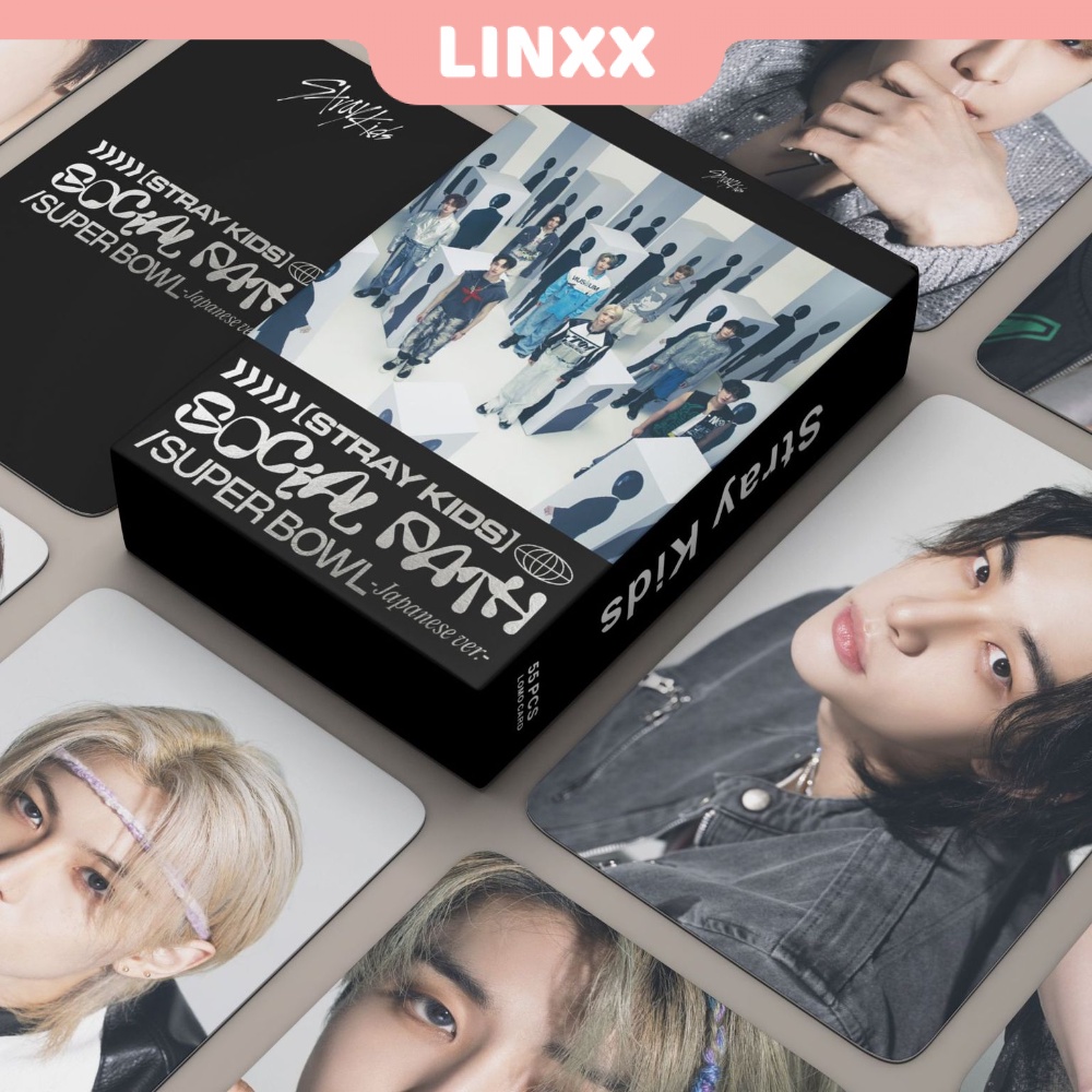 LINXX 55 Pcs Stray Kids Social Path Álbum Lomo Card Kpop LINXX 55 Pcs Stray Kids Social Path Álbum Lomo Card Kpop