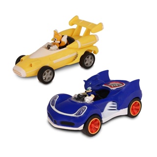 Sonic Pull Back Tails com 2 - Fun Divirta-se