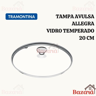 Tampa de panela avulsa vidro temperado 20 cm Allegra Tramontina