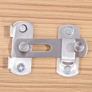 [EPAY] Porta Deslizante Com Trava De Aço Inoxidável Hasp Para Acessórios De Encaixe De Armários De Janelas