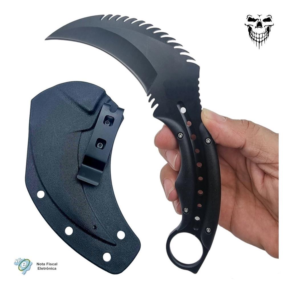 Faca Escorpiao Full Tang Bainha Polimero