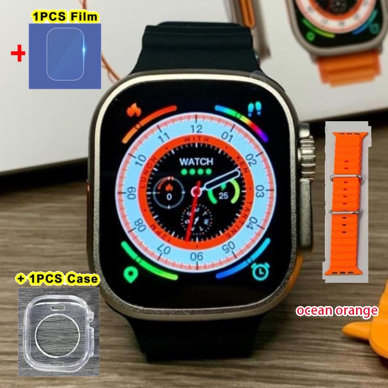 Iwo Ultra Smartwatch W Ultra Polegadas Original Mm Teste De Press O Arterial S Rie