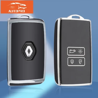 Nova Capa De Chave TPU Para Carro Com Remota Shell Renault Koleos Captur Megane Clio Talismã Cênico Arkana Dacia Sandero Card Fob