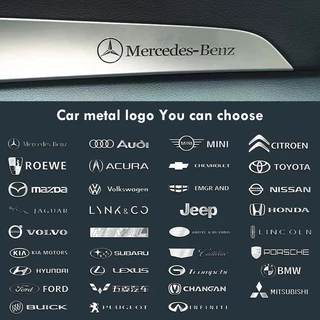 1Pcs Autocolantes De metal Para Carros Logotipo Criativo Decorativos