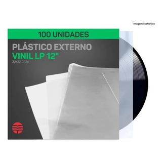 Plastico Vinil Lp Externo  0,12 - 100 Unidades em Oferta na Shopee