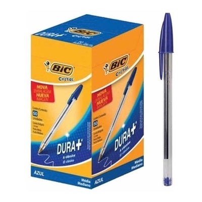 Caixa Caneta Bic Ponta Média 1.0 C/ 50 Unidades