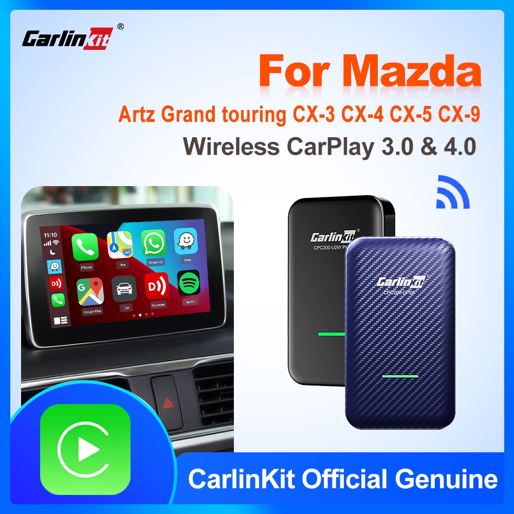 Carlinkit 403 Carplay Adaptador Sem Fio Mini Apple Carplay Caixa Para Mazda 2 6 Cx 5 Cx 8 Cx