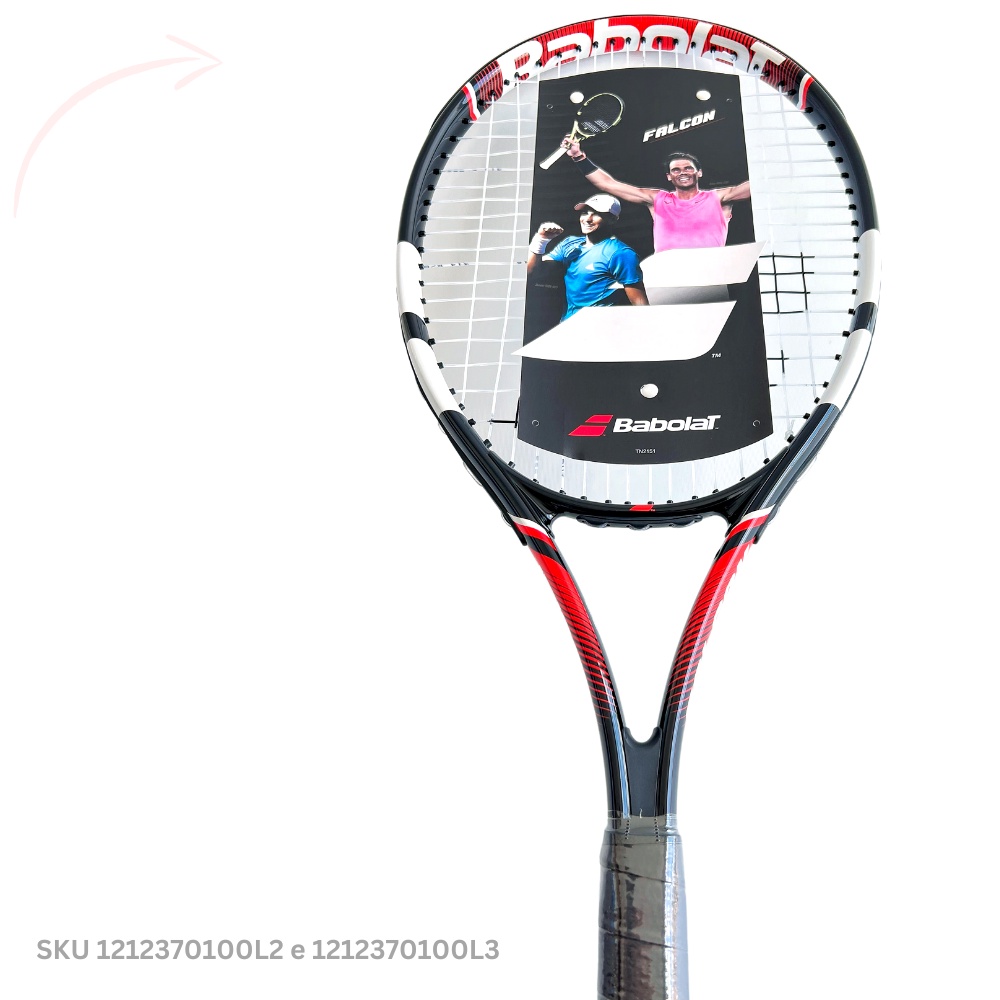 Raquete de Tennis Babolat Falcon Alum nio iniciante Encordoada com