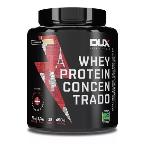 Whey dux concentrado 450g – cookies – Dux Nutrition Lab