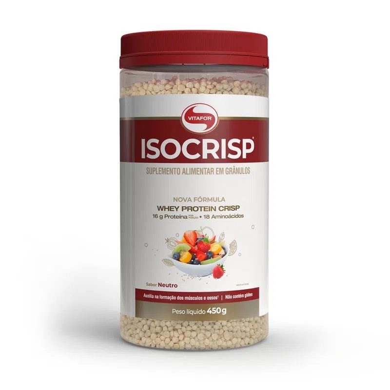 Isocrisp Whey Protein Crisp 450g Vitafor- Original