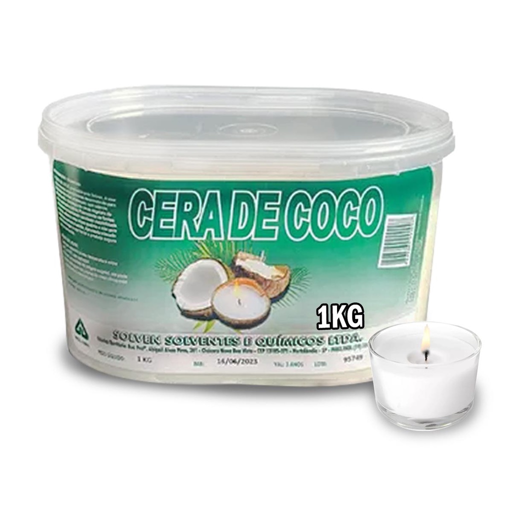 Cera De Coco Vegetal Para Velas Artesanais 1Kg