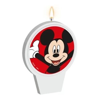 Vela Para Aniversário Festa Mickey C/01 Unidade - Regina