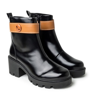 Coturno Box Preto Detalhe Terra Sun