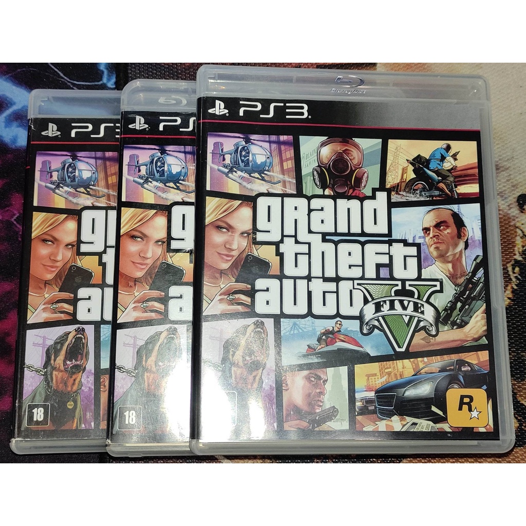 Jogo GTA V Ps3 original mídia física 100%.