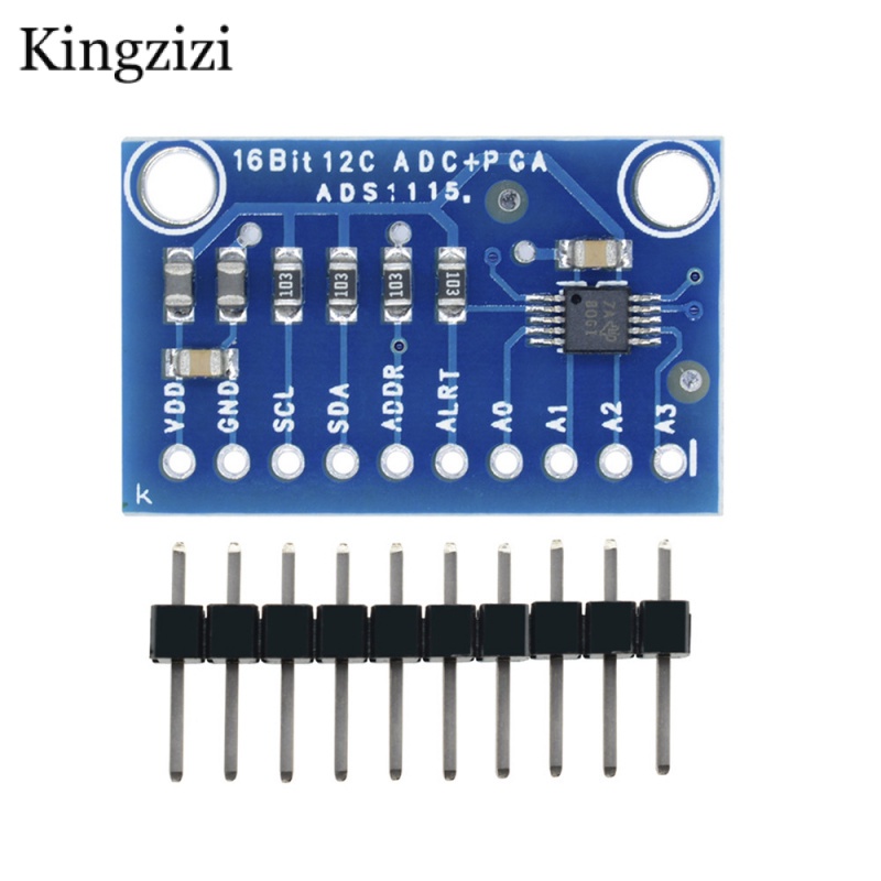 16 Bit I2C ADS1115 Módulo ADC 4 Canais Com Amplificador De Ganho Pro ...