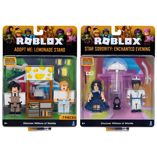 Roblox-Virtual World 6 bonecas e acessórios, jogos de animação