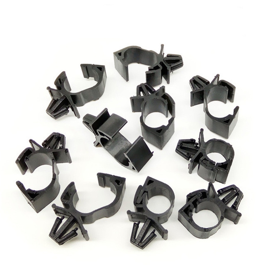 20 Pcs Cablagem De Caminhão Preto Para Carro Clipes De Fixação Fixos Abraçadeira De Cabo Universal
