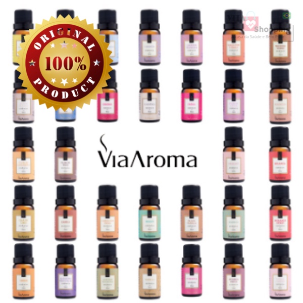Essência para Aromatizador Elétrico, Via Aroma -10ml, Diversos Aromas