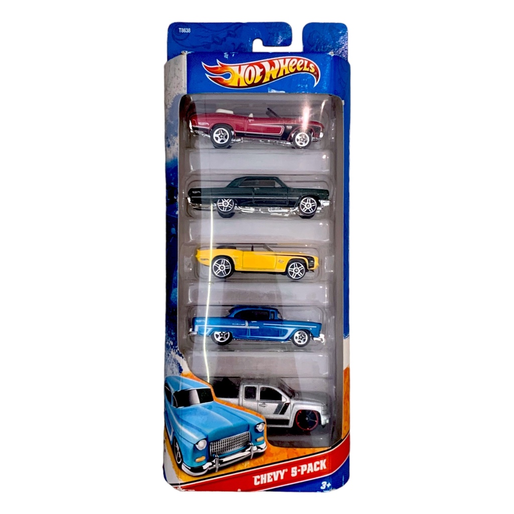 Miniatura Carro Hot Wheels Pack CHEVY 5-PACK