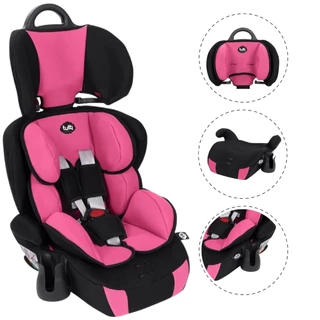 Cadeira Infantil para carro Cadeirinha de criança e bebê 5 Pontos, Booster Tutti Baby Versati Rosa