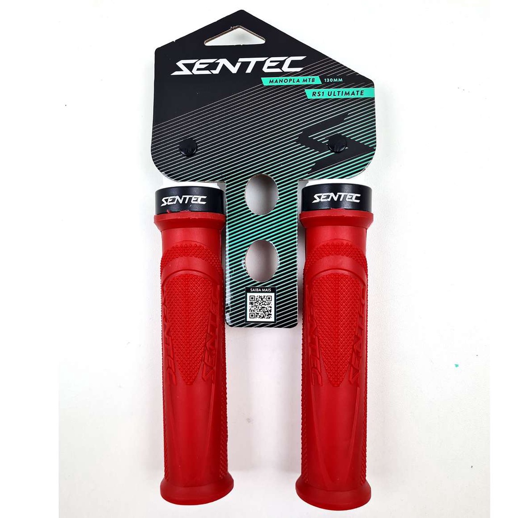 Manopla MTB Sentec RS1 Ultimate com Trava 130mm Emborrachada Diversas ...
