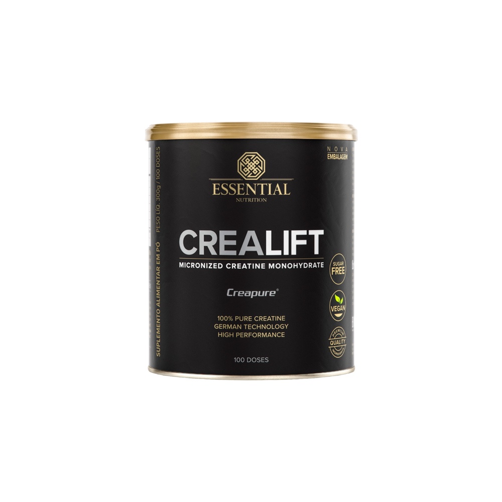 CreaLift 300g Creatina Monohidratada - Essential Nutrition | Shopee Brasil