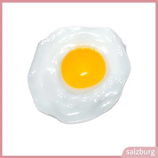 < salzburg > Simulação De Alimentos Com Ovo Frito Crianças Brincam De Brinquedo Alívio Da Ansiedade Anti-Tensão Decoração De Carro