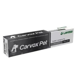 Suplemento Vitamínico Mineral Cães e Gatos Carvox Lavizoo 14g