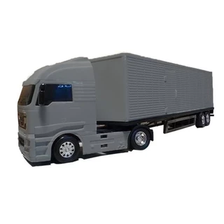 Brinquedo Infantil Caminhão Baú 67cm Diamond Truck Cinza 1330 - Roma