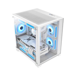 Gabinete Gamer K Mex Cg W A Spacey White Micro Atx Sem Fans Shopee