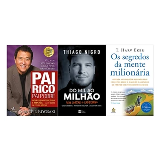 Kit Segredos Da Mente Do Mil Milhao Pai Rico Pai Pobre, de Vários. Editora  Leitura em português