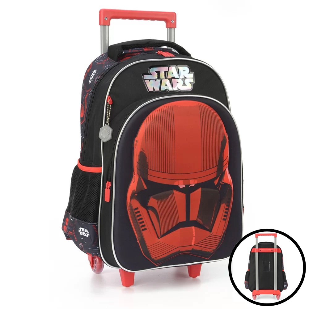 Mochila Rodinhas Star Wars Darth Vader Anakin Original Luxcel Promoção ...