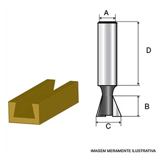 Fresa Tipo  Prisma HT 1/2 Pol D-01915 Makita