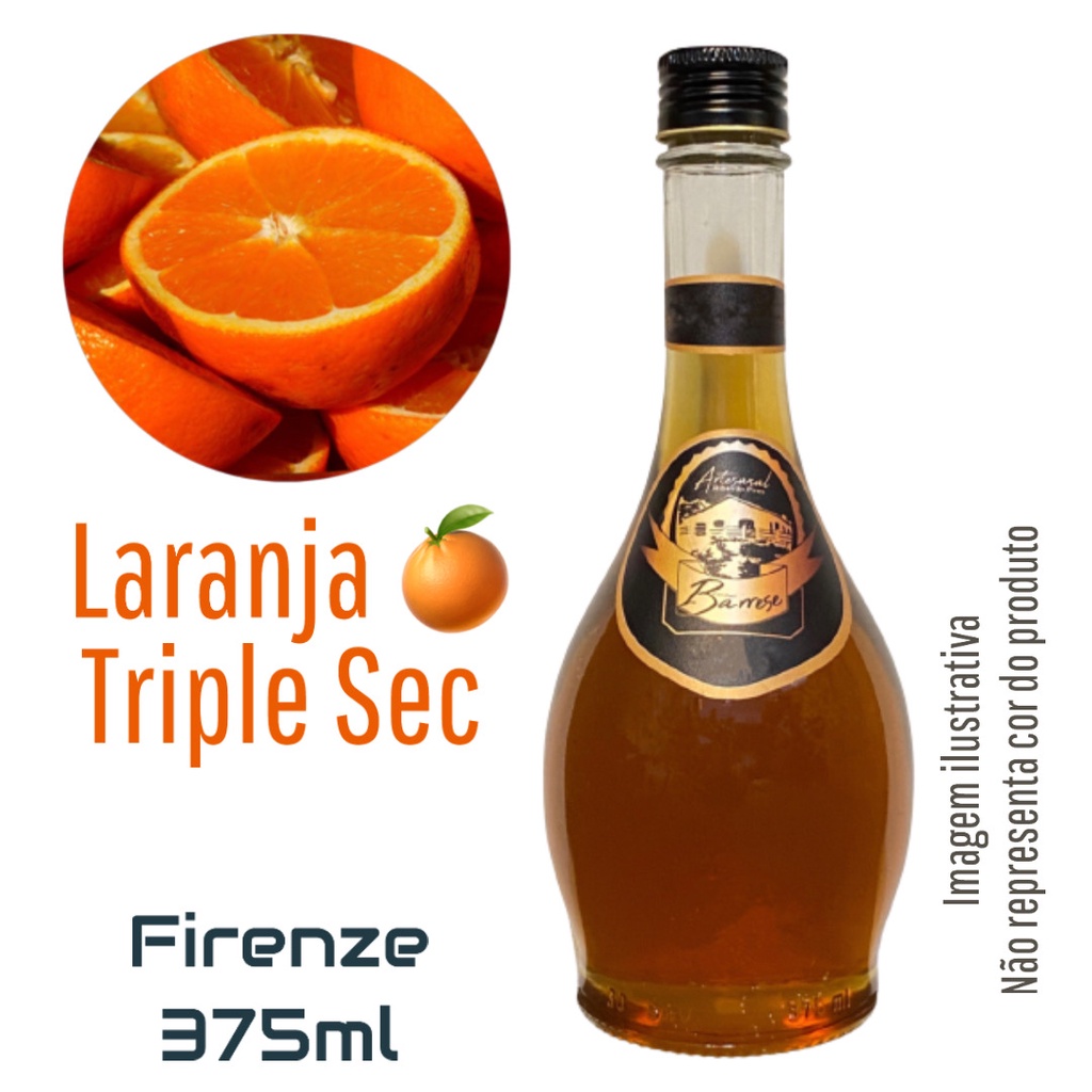 Licor Artesanal de Triple Sec- 375ml