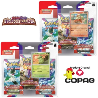 Blister Triplo EV02 Evoluções em Paldea - Pokemon Tcg - COPAG