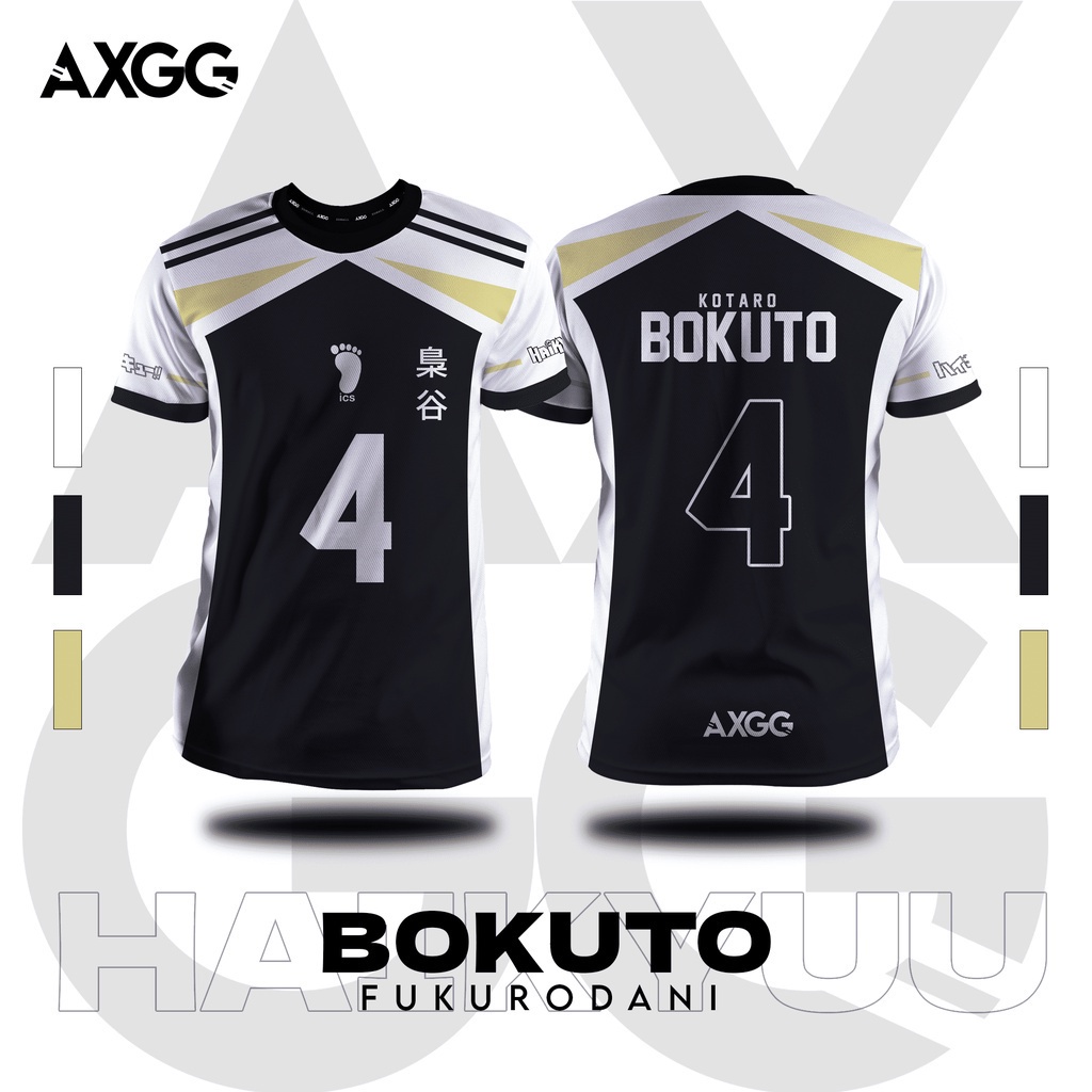 Estoque Pronto Axgg'hakyuu Fukurodani Bokuto'camisa Anime