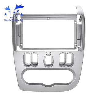Rádio Fascia Double Din Carro DVD Moldura Para RENAULT LOGAN 2010-2013 LHD 9 INCH Adaptador CD Painel De Aparador Bezel