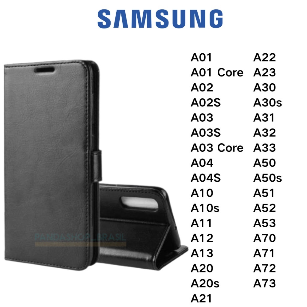 Capa Case Carteira Flip Cover Para Todos Modelos Samsung Galaxy A