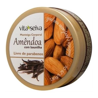 Manteiga Corporal Amêndoa Com Baunilha Vita Seiva 150g